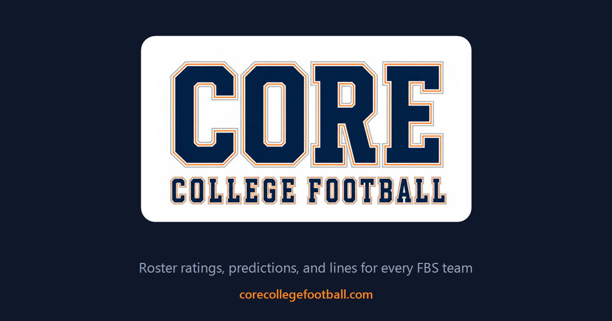 Position Group Grades - Core College Football | Core College Football